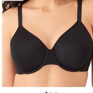NWT Wacoal Back Appeal Minimizer Black Bra 857303 Sz 40DD